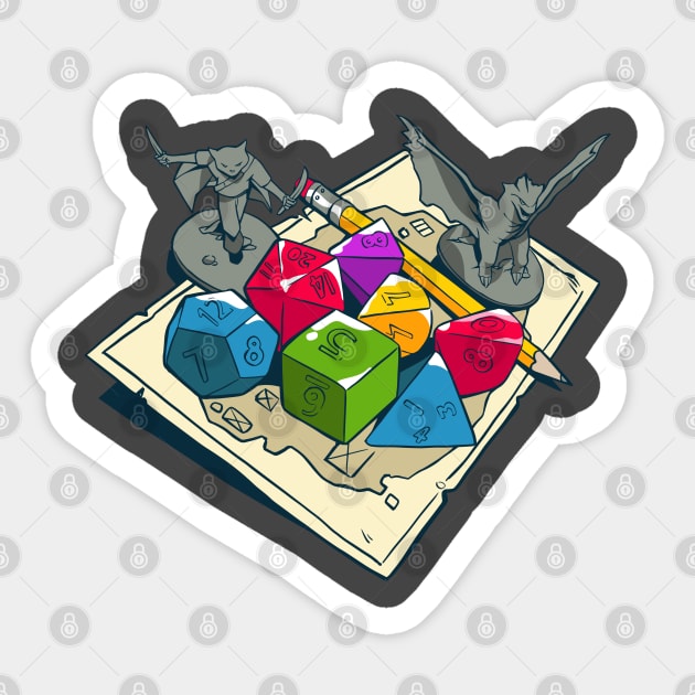 Tabletop Loot Sticker by MimicGaming